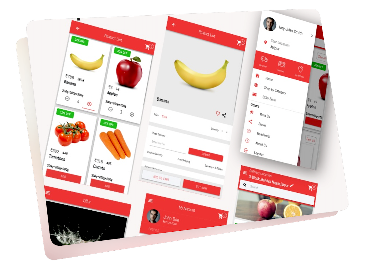 Grocery App Suite feature image